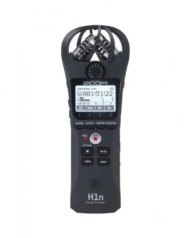 Grabadora portátil Zoom H1n y accesorios