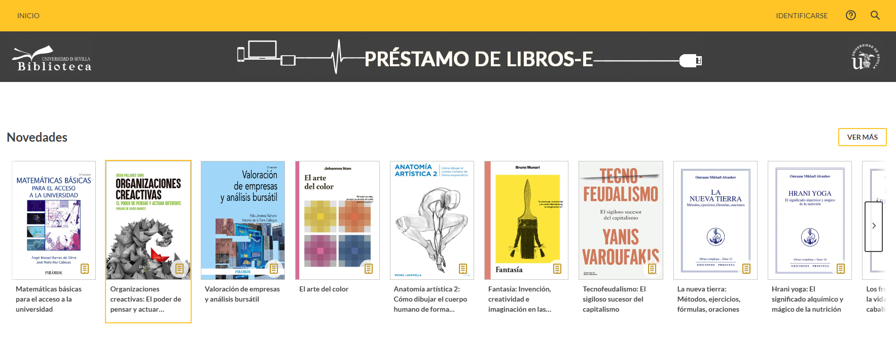 Préstamo de libros-e 